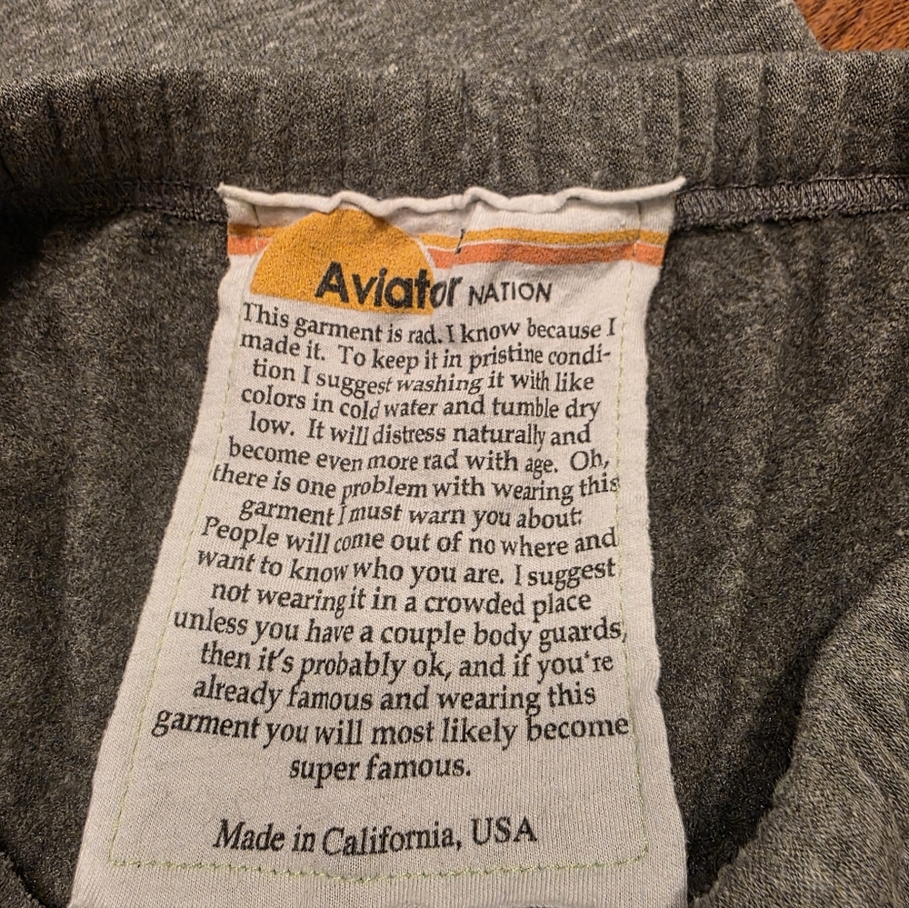 NWOT- AN Logo Sweatpants- Sz L - Picture 4 of 4